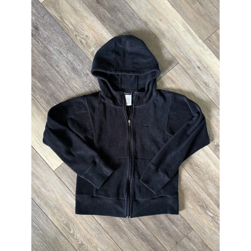 Patagonia Black Full-Zip Fleece Jacket Women's Size Small